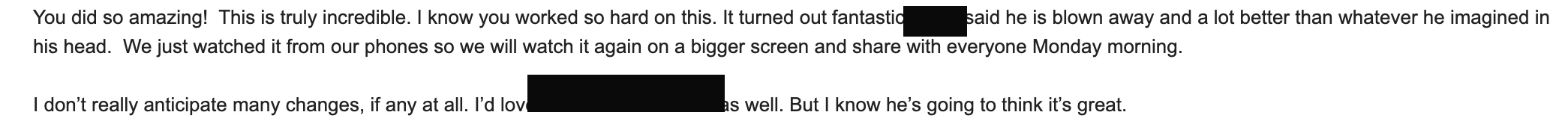 Client email: 